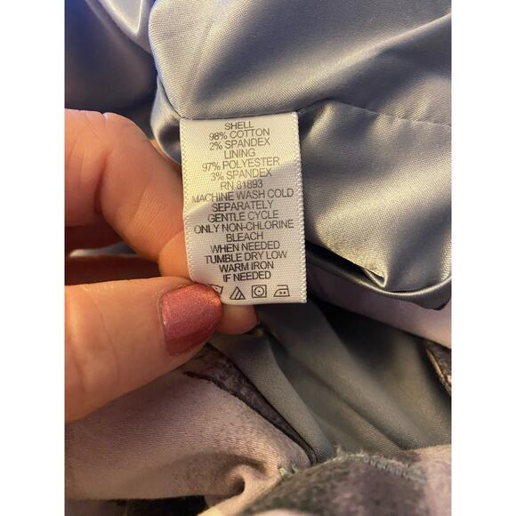 Women Isaac Mizrahi Live Dress and Topper Jacket Size 12 Gray and White Pockets - Picture 13 of 13